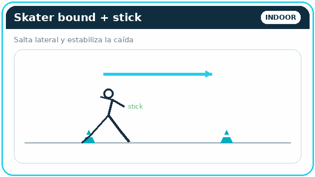 Skater bound + stick