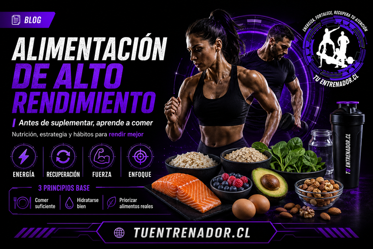 Alimentación para deportistas de alto rendimiento: antes de suplementar, aprende a comer